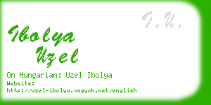 ibolya uzel business card